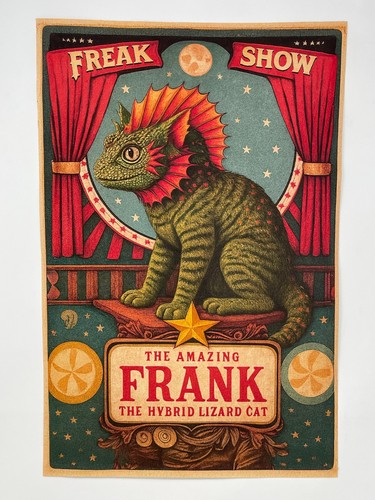 Hybrid lizard cat circus - hybrid,