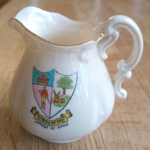 Vintage crested china jug - crested,