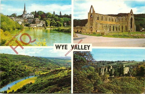Picture postcard wye valley - picture, postcard:;wye