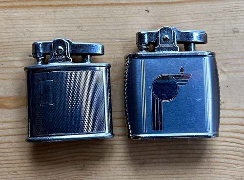 Ronson pocket lighters - 2x,