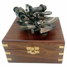 Antique Brass Pocket Sextant