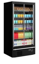 GLASS DOOR DISPLAY DAIRY CABINET FRIDGE GRADED GP10-FGDBK £2165+ VAT DELIVERED