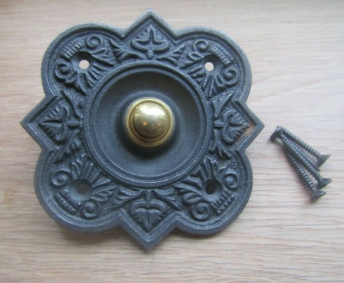 Quatrefoil door bell - door,