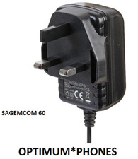 Sagemcom Sixty Replacement Spare Power Adaptor Only In Black