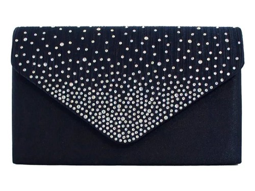 Deep navy diamante - diamante, overlay