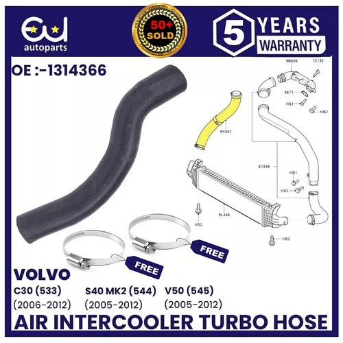 Intercooler turbo hose pipe - intercooler,