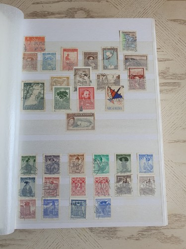 World stamp collection - world,