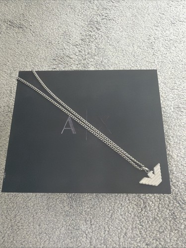 Armani stainless steel pendant - stainless,