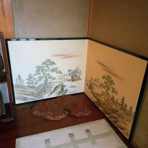 Vintage japanese byobu - vintage, folding