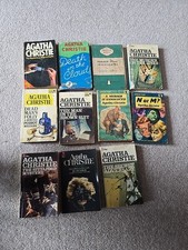 Agatha Christie Bundle Of 11x Paperback & Hardback Books Vintage Preloved