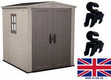 2 x Keter Factor Apex Sheds