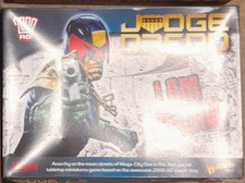 JUDGE DREDD I AM THE LAW  10 FIGS  RPG FANTASY BOARDGAME COMPLETE VGC BOXED GSP