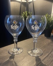 2x Leffe Belgian Beer Glass One Pint To Brim 20oz - BRAND NEW