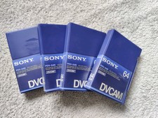 4x Sony PDV-64N DVCAM Tapes