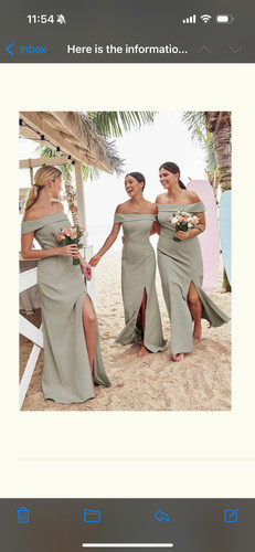 Bridesmaid dresses sage - , green
