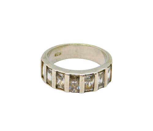 Sterling silver emerald cut - sterling,