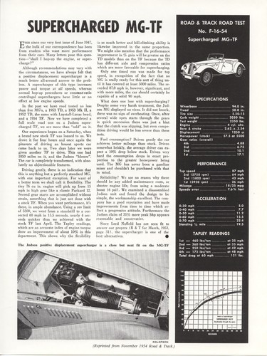 Road track article - track, reprint