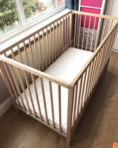 Ikea cot and mattress - cot,