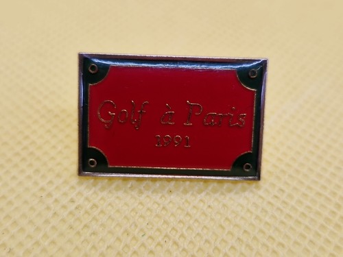Pin badge golf paris 1991 - pin,
