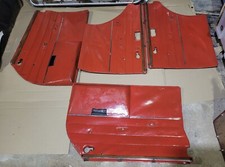 Classic Mercedes Fintail W110 W111 W108 Door Cards Set Of 4 Doors Red Colour