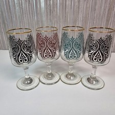 Vintage sherry glasses - 4x,