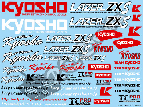 Vintage kyosho lazer zxs - kyosho,