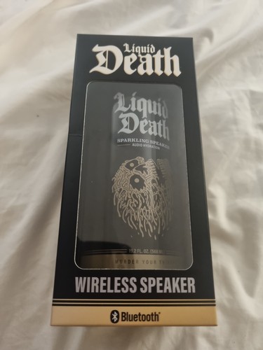Liquid death wireless speaker - death,