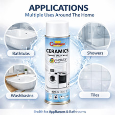 Ceramics White Color Bath