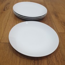 Next Set of 4 Porcelain White Side Dessert plates from next -set of 4 Plates