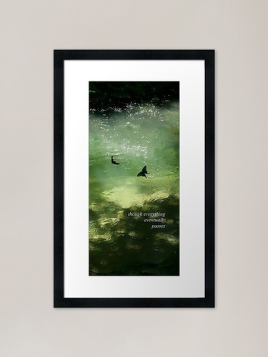 Butterfly garden framed art - butterfly,