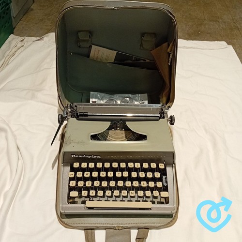 Remington typewriter grey - remington,