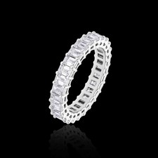 18KT White Gold 2.850 Ct Lab