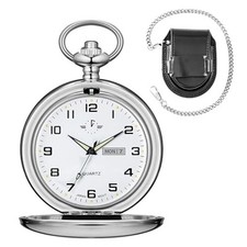  Men's Hollow Quartz Pocket