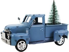 Blue Truck Decor Gift Metal