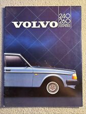 Volvo 240 & 260 Estate 1984-85 UK Market Sales Brochure DL GL GLE GLT 200-Series