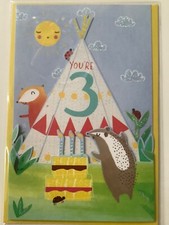 Happy 3rd Birthday Card By
