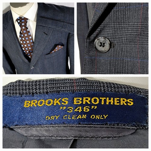 Vtg brooks brothers wool suit - brothers,