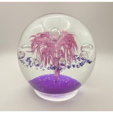 Pink Purple Glass Sea Urchin