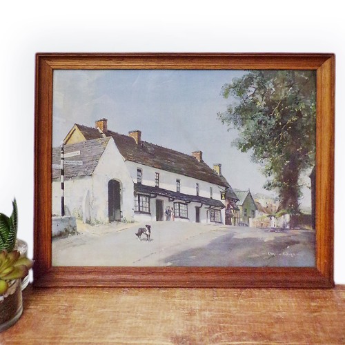 Pembrokeshire pub wales framed - wales,