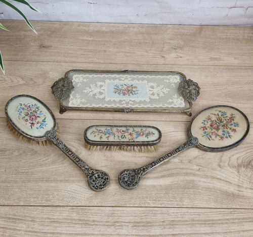 Vintage piece petit point - piece,