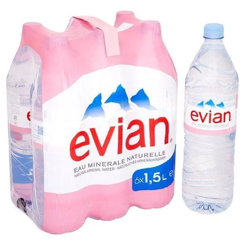 Evian still natural - natural, mineral