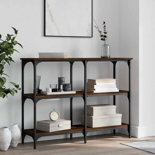 Vidaxl console table brown oak - vidaxl,