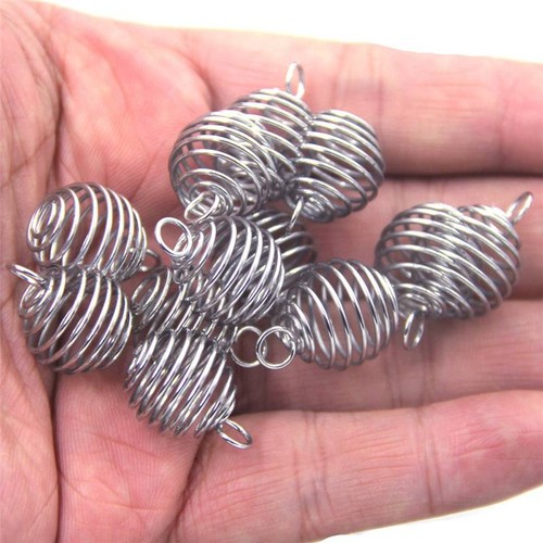 10pcs spiral bead - 10pcs, cages