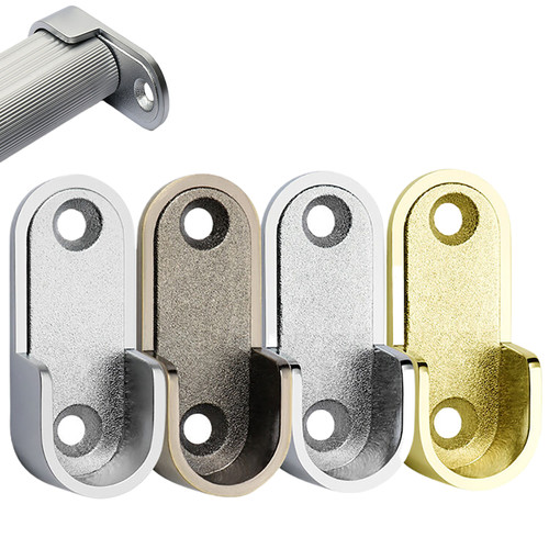 Zinc alloy wardrobe rail - zinc,