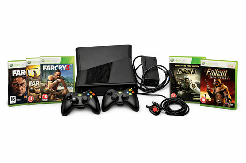 Xbox 360 slim 250gb console - xbox,