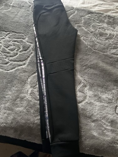 Superdry black jogger trousers - black,