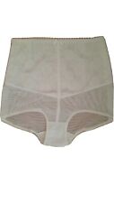 WHITE SHAPEWEAR PANTIE PANTY GIRDLE CONTROL FLORAL FRONT DAMART 30/32 NEW *