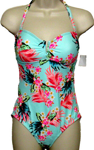 Tropical blue pink floral - tropical,