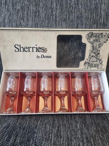 Vintage sherry glasses - vintage, by
