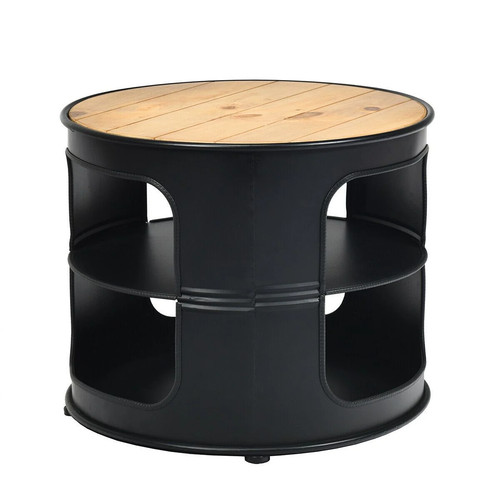Tier round end table - end,